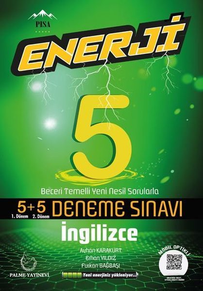 5. Sınıf Enerji İngilizce 5 + 5 Deneme Sınavı