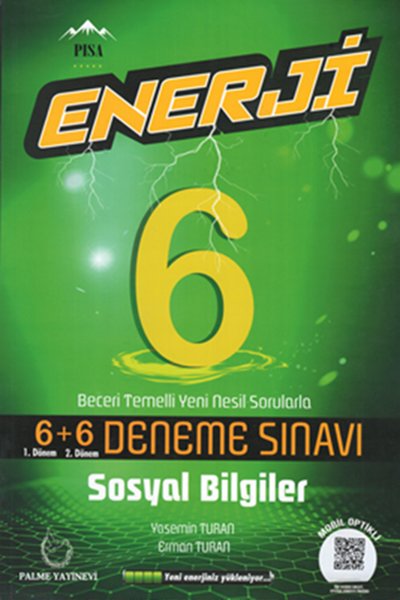 6. Sınıf Enerji Sosyal Bilgiler 6 + 6 Deneme Sınavı