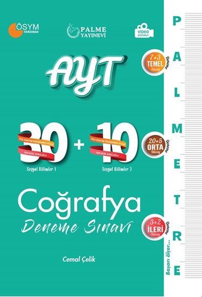 AYT Coğrafya 40  Deneme Sınavı Serisi