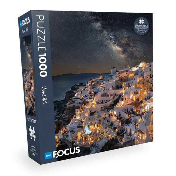 Blue Focus Puzzle 1000 Parça Santorini BF451