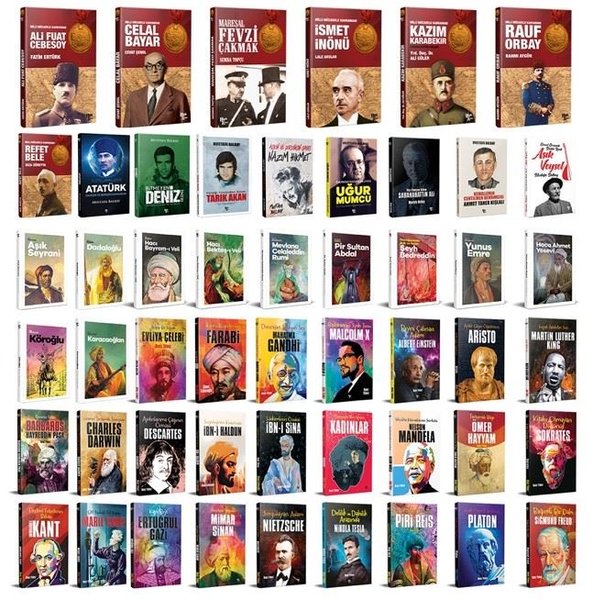 Unutulmaz Hayatlar Seti - 40 Kitap Takım