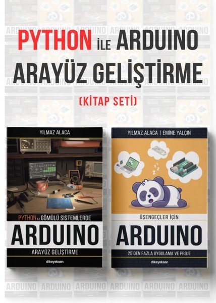 Python ve Arduino Arayüz Geliştirme Seti - 2 Kitap Takım