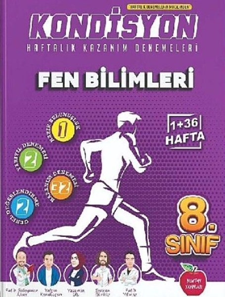 8. Sınıf Fen Bilimleri Kondisyon + Denemesi 37 Hafta