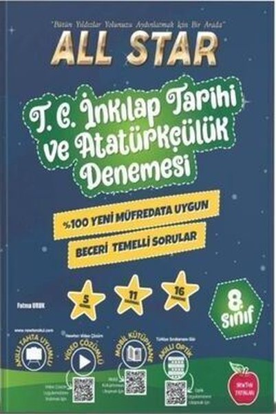 8. Sınıf T. C. İnkılap Tarihi ve Atatürkçülük  All Star Branş Deneme