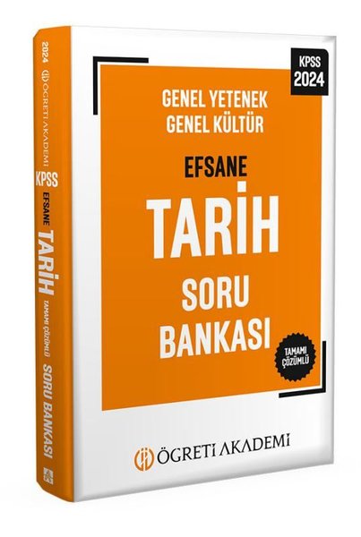 2024 KPSS Genel Yetenek Genel Kültür Efsane Tarih Soru Bankası