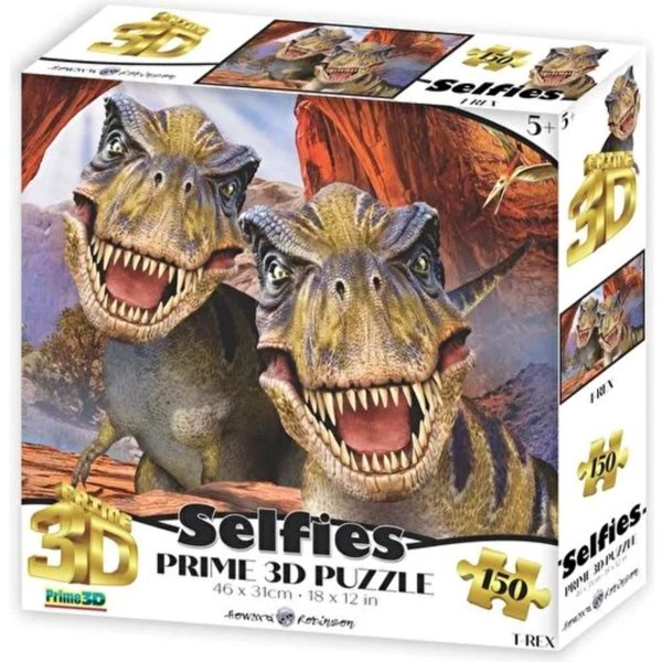 Prime 3D Puzzle T-Rex Selfie 150 Parça