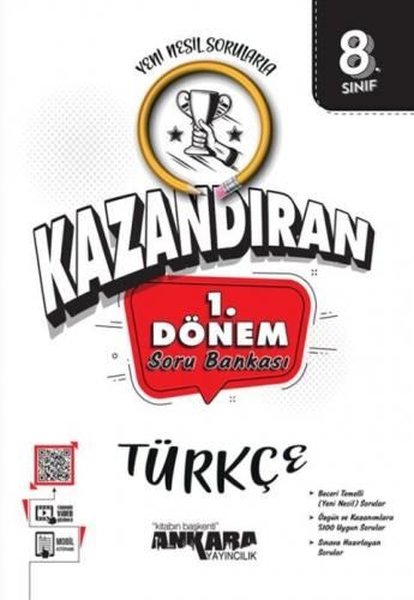 8. Sınıf LGS Türkçe 1. Dönem Kazandıran Soru Bankası