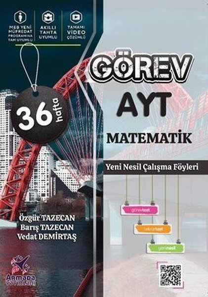 YKS AYT Matematik Yeni Nesil Çalışma Föyleri 36 Hafta