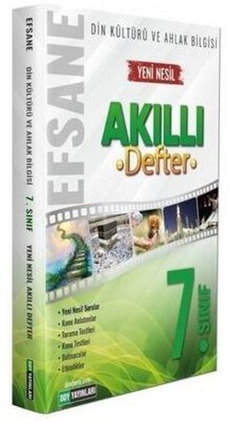 7. Sınıf Din Kültürü ve Ahlak Bilgisi Efsane Akıllı Defter