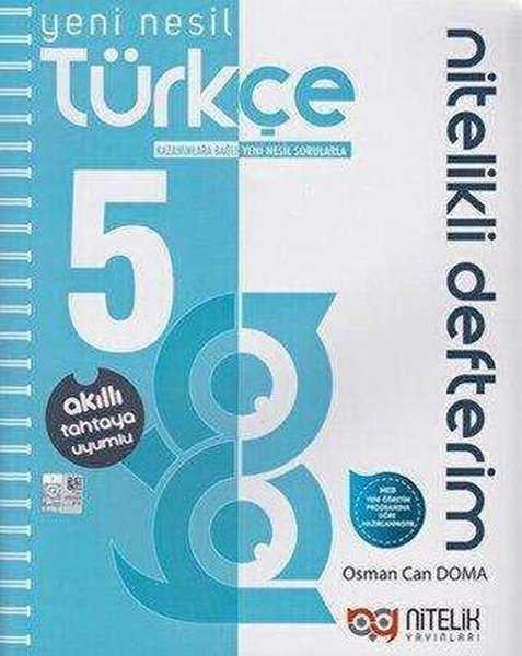 5. Sınıf Türkçe Yeni Nesil Nitelikli Defterim
