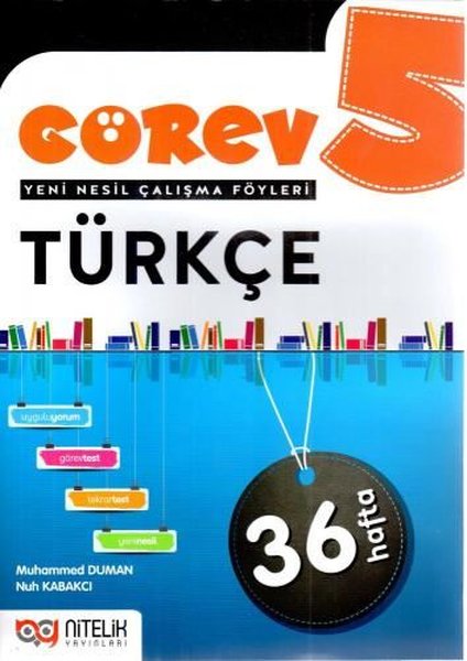 5. Sınıf Türkçe Görev Yeni Nesil Çalışma Föyleri