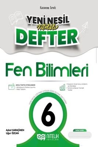 6. Sınıf Fen Bilimleri Nitelikli Defterim