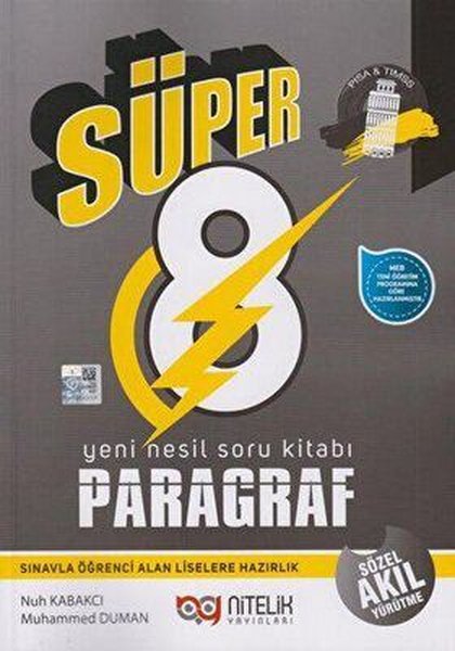 8. Sınıf Paragraf Süper Yeni Nesil Soru Kitabı