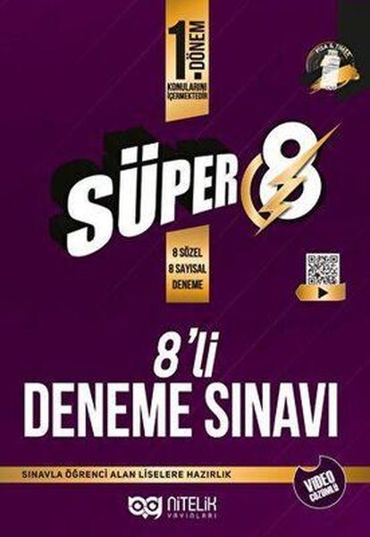 8. Sınıf LGS 1. Dönem 8'li Deneme Sınavı