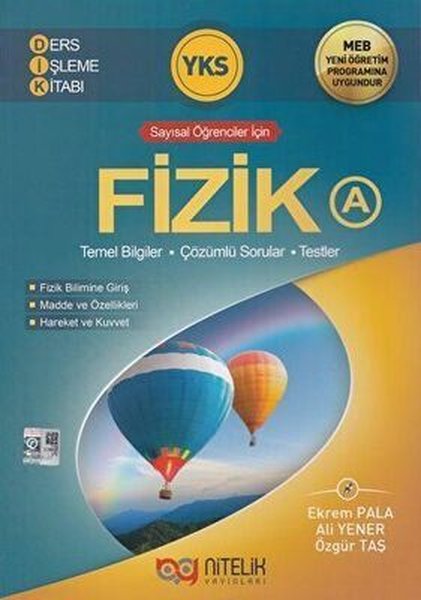 YKS Fizik A Ders İşleme Kitabı Sayısal Öğrenciler İçin