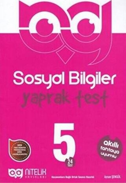 5. Sınıf Sosyal Bilgiler 24 Yaprak Test