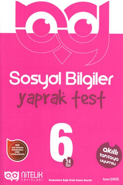 6. Sınıf Sosyal Bilgiler Yaprak Test