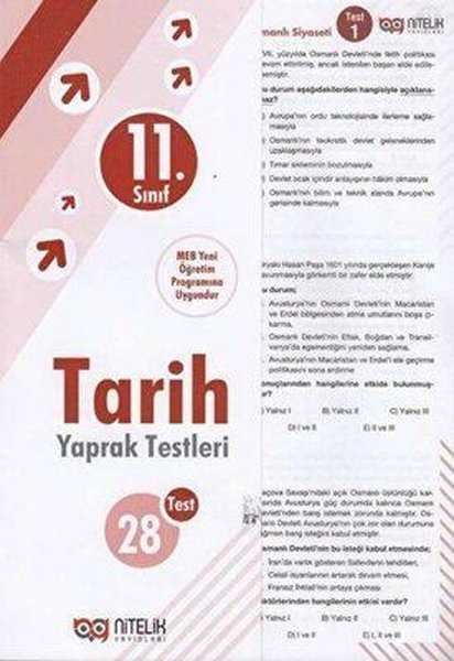 11. Sınıf Tarih Yaprak Testleri