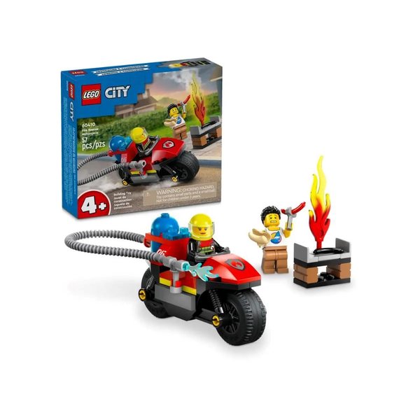 Lego City Yangın Kurtarma Motosikleti 60410