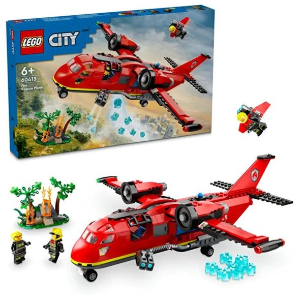 Lego City İtfaiye Kurtarma Uçağı 60413