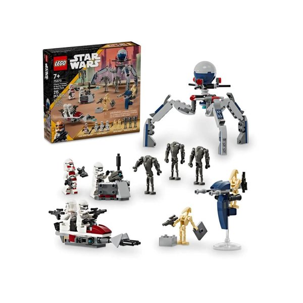 Lego Star Wars Wars Klon Asker ve Savaş Droid Savaş Paketi 75372