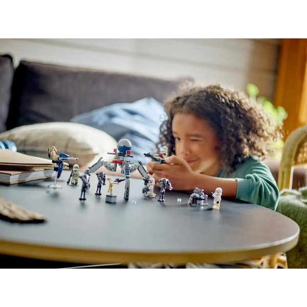 Lego Star Wars Wars Klon Asker ve Savaş Droid Savaş Paketi 75372 | D&R