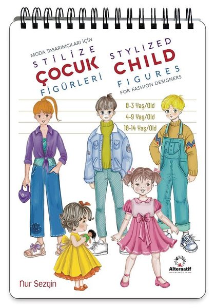 Moda Tasarımcıları İçin Stilize Çocuk Figürleri...