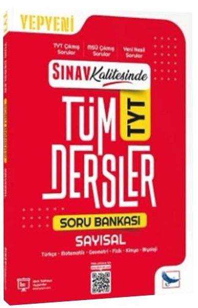 TYT Sayısal Sınav Kalitesinde Tüm Dersler Soru Bankası