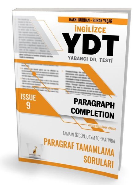 YDT İngilizce Paragraph Completion Issue 9