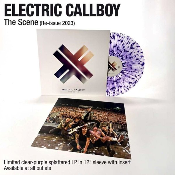 Electric Callboy The Scene (Limited Edition - Clear / Purple Splattered Vinyl) Plak