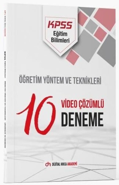 KPSS Eğitim Bilimleri Öğretim Yöntem ve Teknikleri Video Çözümlü 10 Deneme