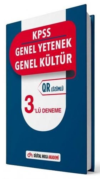 KPSS Genel Yetenek Genel Kültür QR Çözümlü 3'lü Deneme