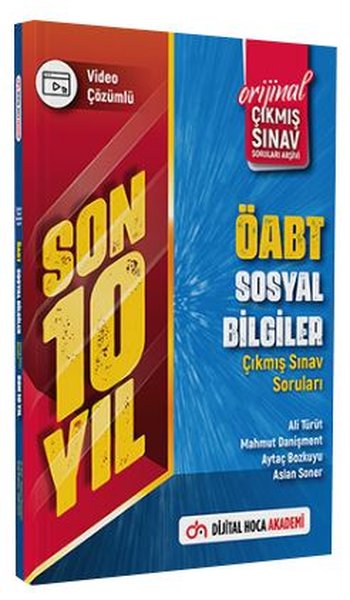 KPSS ÖABT Sosyal Bilgiler Öğretmenliği Son 10 Yıl Orijinal Çıkmış Sınav Soruları Video Çözümlü