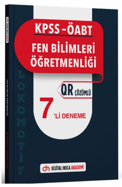 KPSS ÖABT Fen Bilimleri Öğretmenliği Lokomotif Serisi QR Çözümlü 7'li Deneme