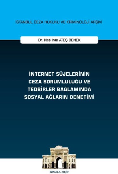 İnternet Süjelerinin Ceza Sorumluluğu ve Tedbirler Bağlamında Sosyal Ağların Denetimi