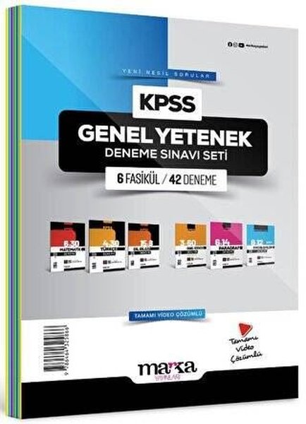 KPSS Genel Yetenek Deneme Sınavı Seti 6 Fasikül 42 Deneme