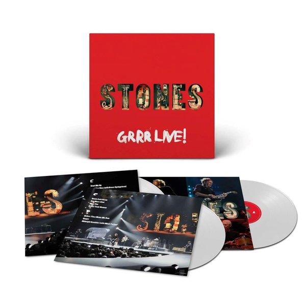 Rolling Stones Grrr Live! (Limited Edition - White Vinyl) Plak