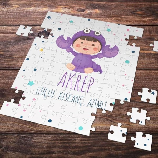 E-Hediyeci Akrep Burcu Temalı 99 Parça Puzzle