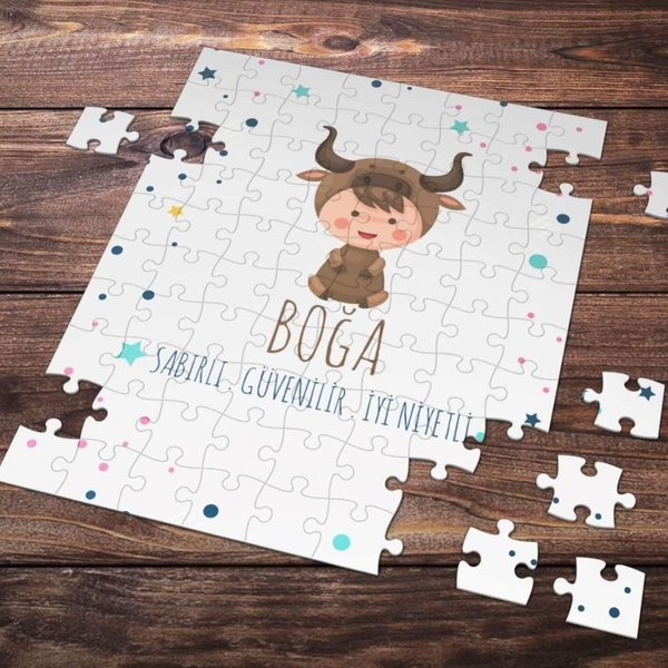 E-Hediyeci Boğa Burcu Temalı 99 Parça Puzzle