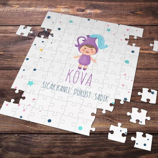 E-Hediyeci Kova Burcu Temalı 99 Parça Puzzle