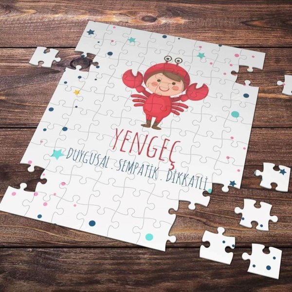 E-Hediyeci Yengeç Burcu Temalı 99 Parça Puzzle