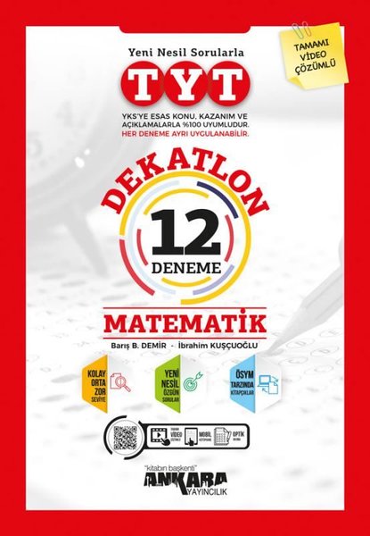 TYT Matematik Dekatlon Denemeleri ( 12 Adet )