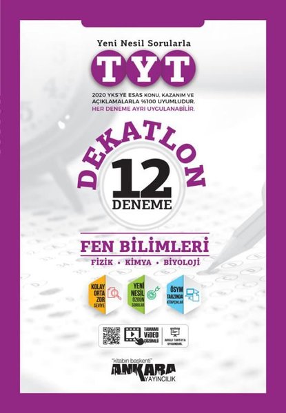 TYT Fen Bilimleri Dekatlon Denemeleri ( 12 Adet )