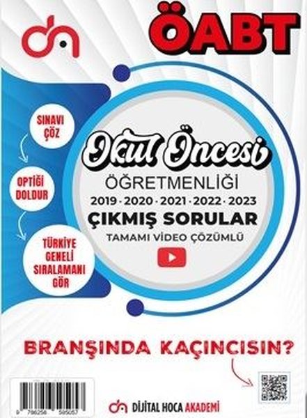 2024 ÖABT Okul Öncesi Öğretmenliği Son Beş Yıl Çıkmış Sorular Tamamı Video Çözümlü