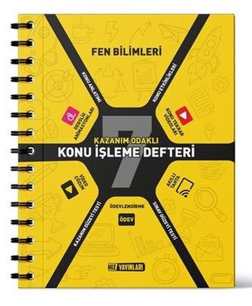 7. Sınıf Fen Bilimleri Konu İşleme Defteri