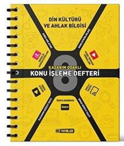 8. Sınıf Din Kültürü ve Ahlak Bilgisi Konu İşleme Defteri