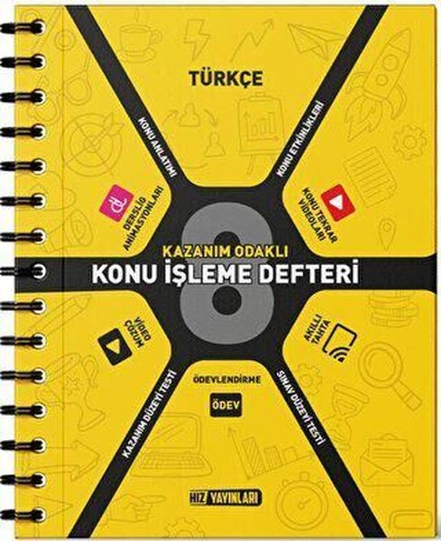 8. Sınıf Türkçe Konu İşleme Defteri