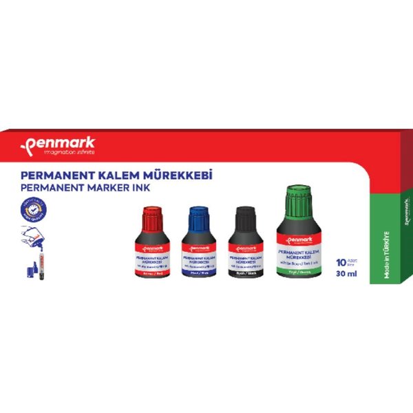 Penmark Permanent Marker Mürekkebi 30 Ml Yeşil