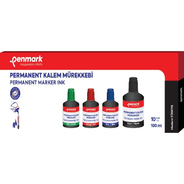 Penmark Permanent Marker Mürekkebi 100 Ml Siyah