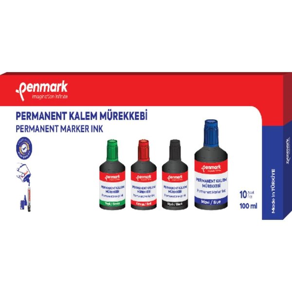 Penmark Permanent Marker Mürekkebi 100 Ml Mavi